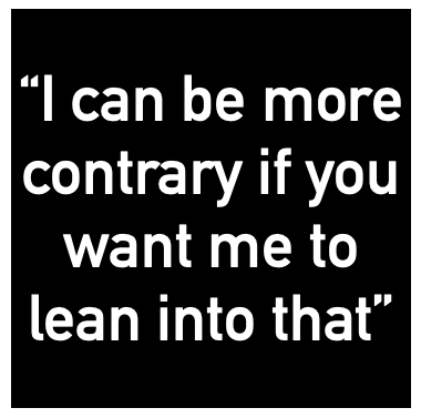 All Advice is Bad Advice, When You Don't Want Advice